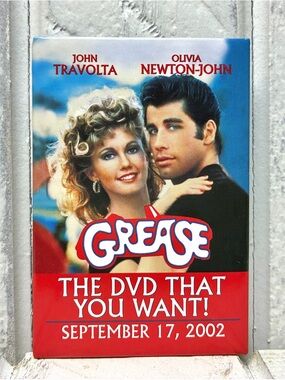 Grease Promotional Movie Pin/Button Vintage 2002 Paramount Pictures